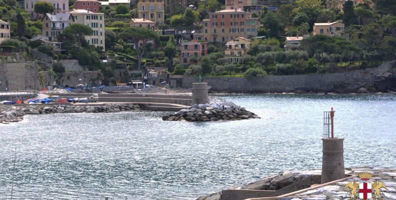 Recco, panorama molo