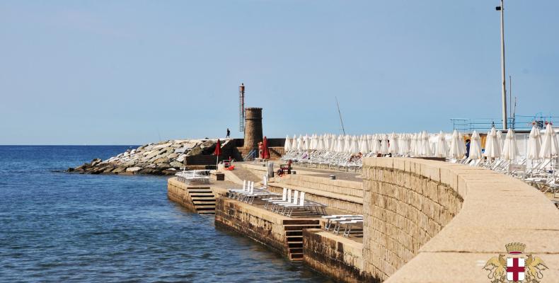 Recco, passeggiata del molo