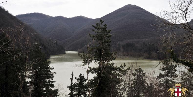 Diga lago del Valnoci, vista