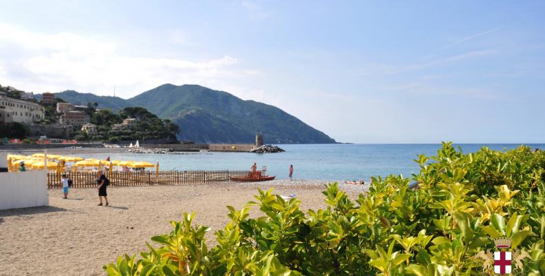 Recco, la spiaggia