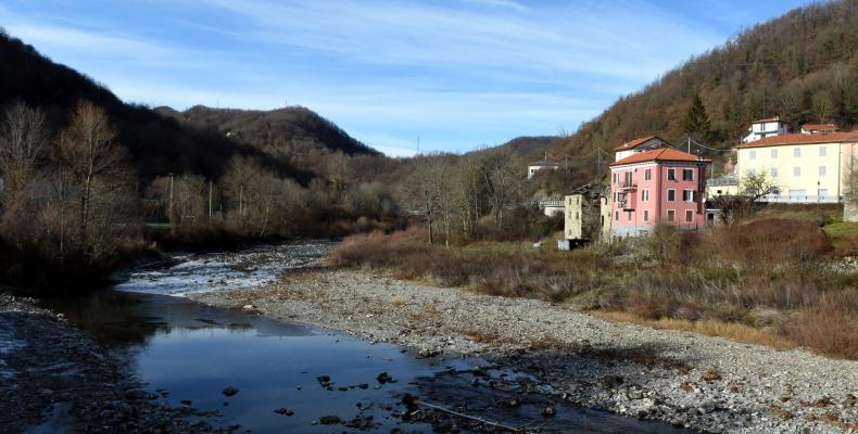 Montebruno, fiume Trebbia