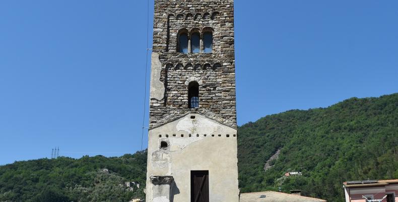 Cicagna, campanile santuario NS dei miracoli