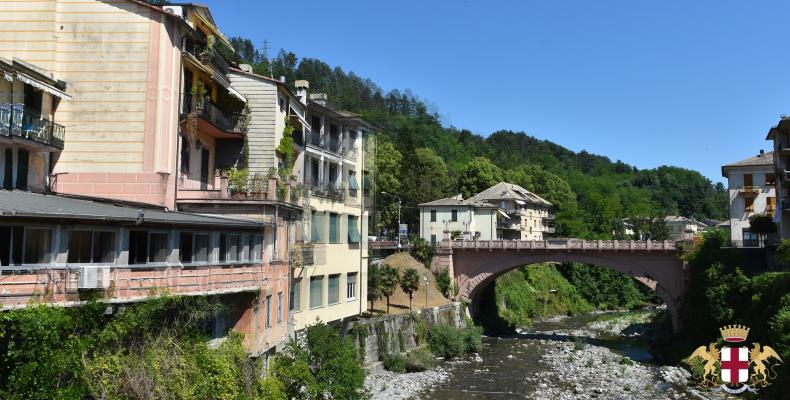 Cicagna, ponte della vittoria, vista