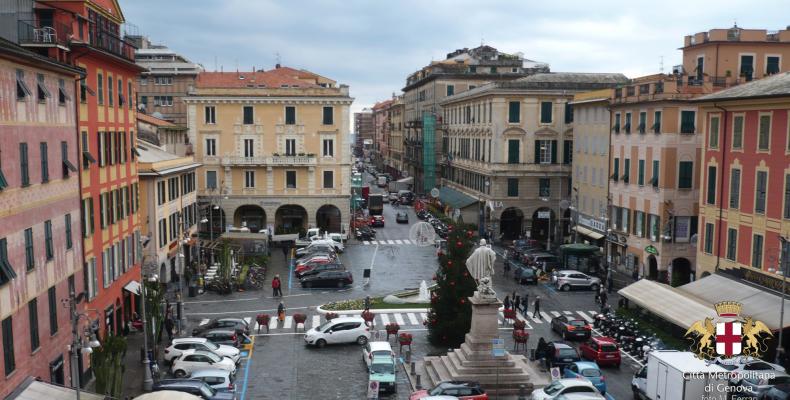 Chiavari, vista Piazza Matteotti