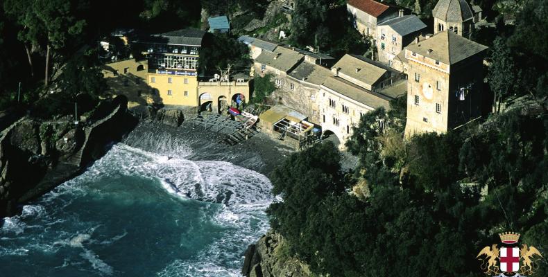 San Fruttuoso di Camogli,la spiaggia