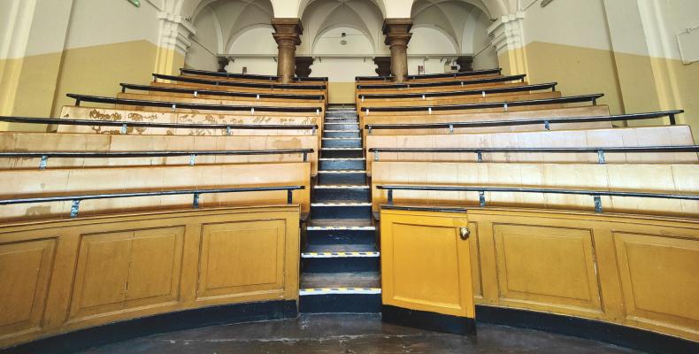 La "Aula Storica di Fisica"