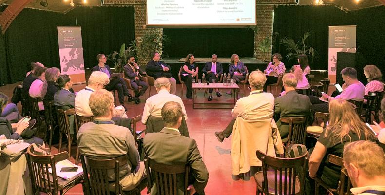 Un momento della conferenza Metrex