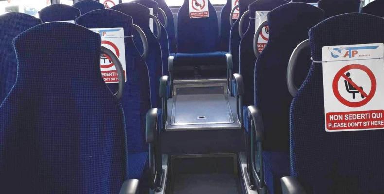 Bus atp: avvisi posti sui sedili