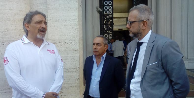 News: Crollo Ponte Morandi: il Presidente C.R.I ha incontrato il consigliere delegato al Sociale della Città Metropolitana Cella