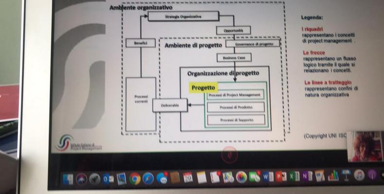 Un momento della Webinar