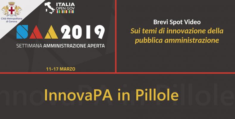 Pillole di conoscenza per la Settimana dell'Amministrazione Aperta di @GenovaMetropoli