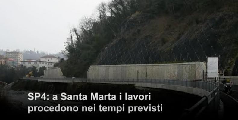 SP4: a Santa Marta i lavori procedono nei tempi previsti