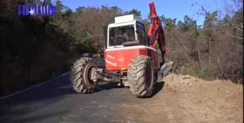 Interventi sulla SP 79 Ciazze di Rossiglione in seguito all'alluvione