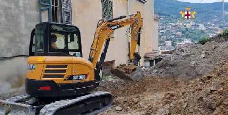 Recco: ex istituto Maestre Pie iniziata la bonifica