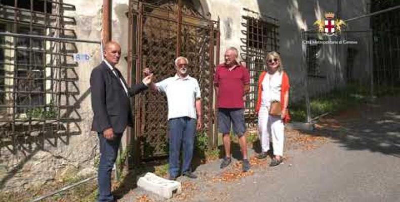 Aree interne: sopralluogo di CMGE a Palazzo Centurione a Gorreto