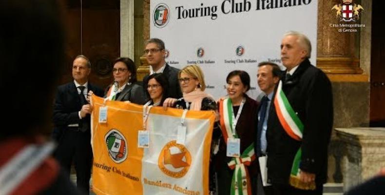 Premiazione nazionale a Palazzo Ducale, da parte del Touring Club, dei piccoli borghi dell’entroterra