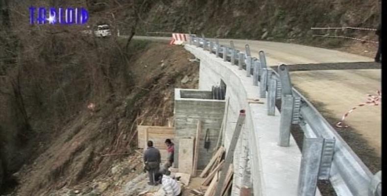 cantieri a pieno ritmo sulle provinciali della guardia e livellato (SP 52 NS della Guardia)