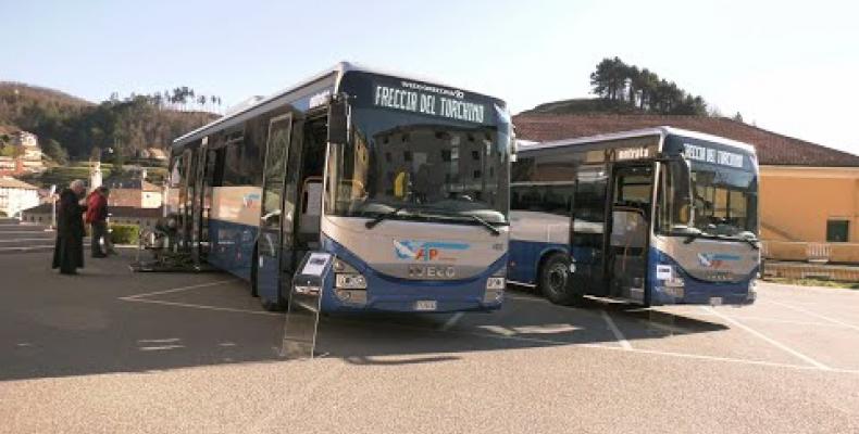 Nuovi bus per la Valle Stura presentata la Freccia del Turchino