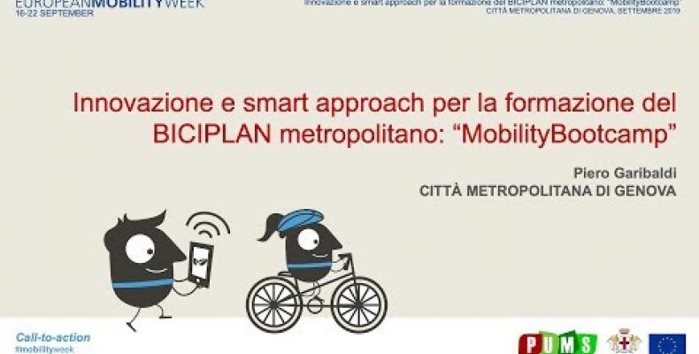 Innovazione e smart approach per la formazione del BICIPLAN metropolitano video