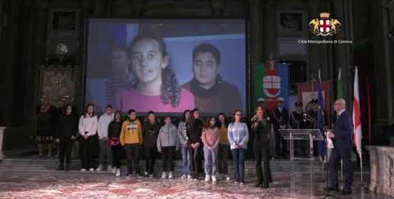 A Palazzo Ducale la cerimonia ufficiale per il Giorno della memoria
