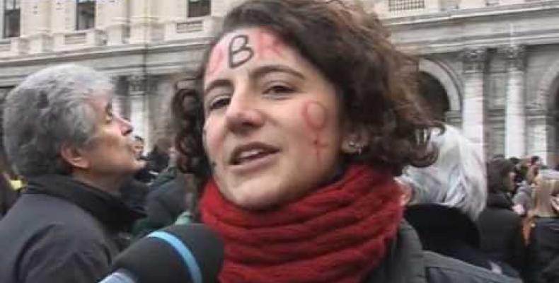 Basta violenza, per Patrizia e tutte le altre (Piazza De Ferrari)