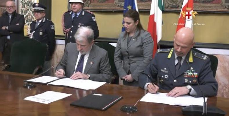 Protocollo d'intesa Città Metropolitana - Comune - GdF su monitoraggio risorse Pnrr