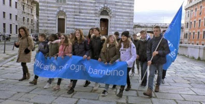 Nella sede di @GenovaMetropoli UNICEF e ragazzi celebrano i 30 anni dei diritti dell'infanzia e dell'adolescenza