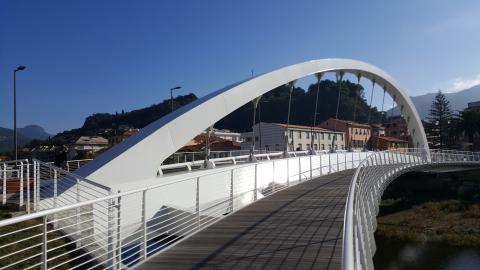 Sestri Levante, Frazione Riva Trigoso, nuovo ponte pedonale