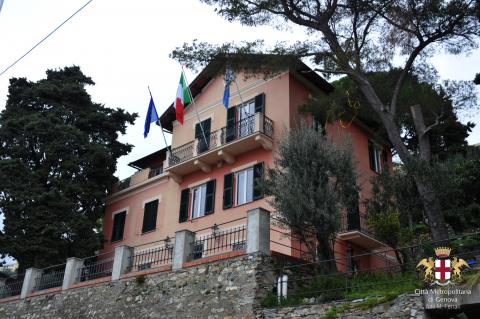 Pieve Ligure: facciata Municipio