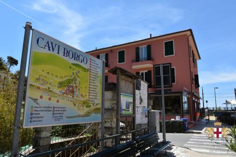 Lavagna, frazione Cavi Borgo cartello