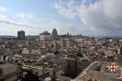 Genova, panorama da Spianata Castelletto