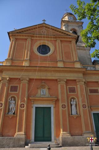 Busalla, chiesa di S. Giorgio, facciata