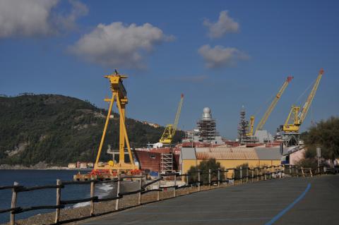 Sestri Levante, Frazione Riva Trigoso, Fincantieri