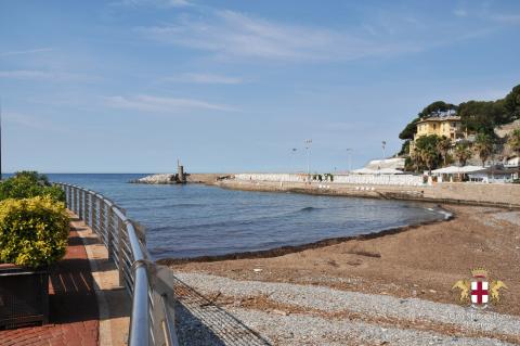 Recco, foce del Torrente Recco 