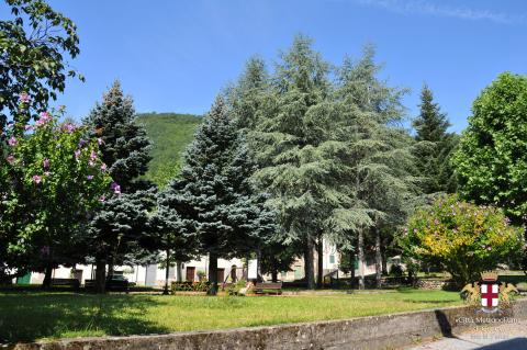 Gorreto, giardini piazza Centurione