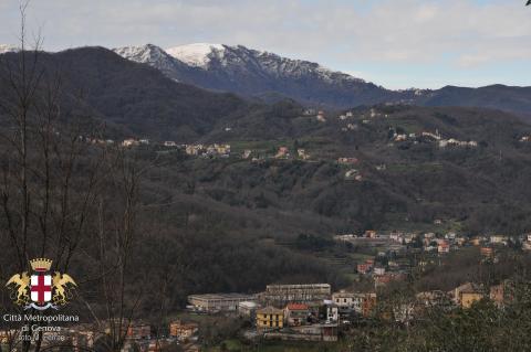 Moconesi, panorama di Ferrada da Cornia