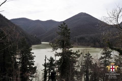 Diga lago del Valnoci, vista