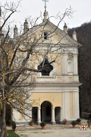 Tre Fontane, Santuario di S. Maria, facciata