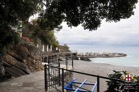 Zoagli, passeggiata a mare lato levante