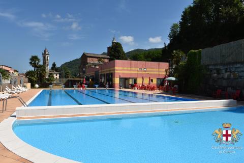 Cicagna, piscina comunale