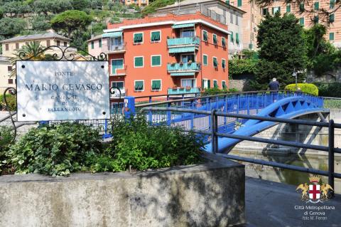 Recco, nuovo ponte M. Cevasco