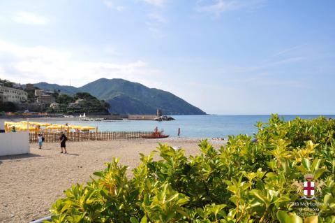 Recco, la spiaggia