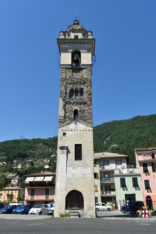 Cicagna, campanile santuario NS dei miracoli