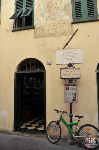 Cogoleto, ingresso casa di Colombo