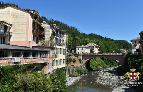 Cicagna, ponte della vittoria, vista