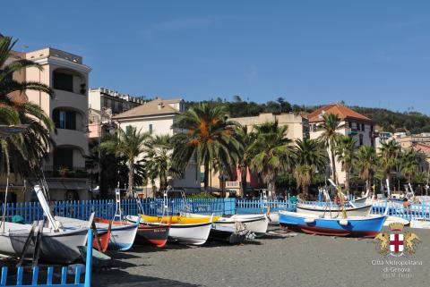 Cogoleto, spiaggia & barche